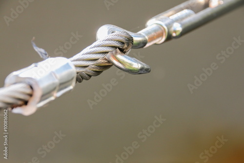 Wire rope and hook photo