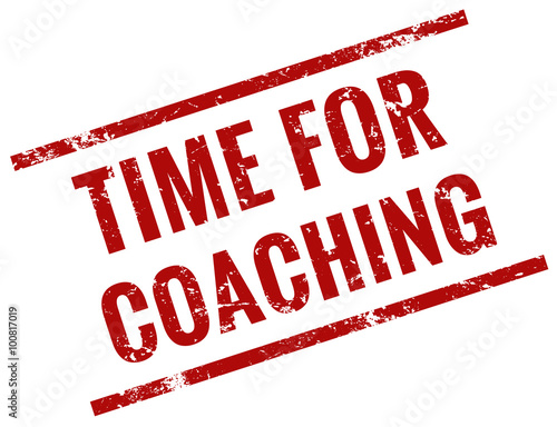 Time for coaching Stempel rot 