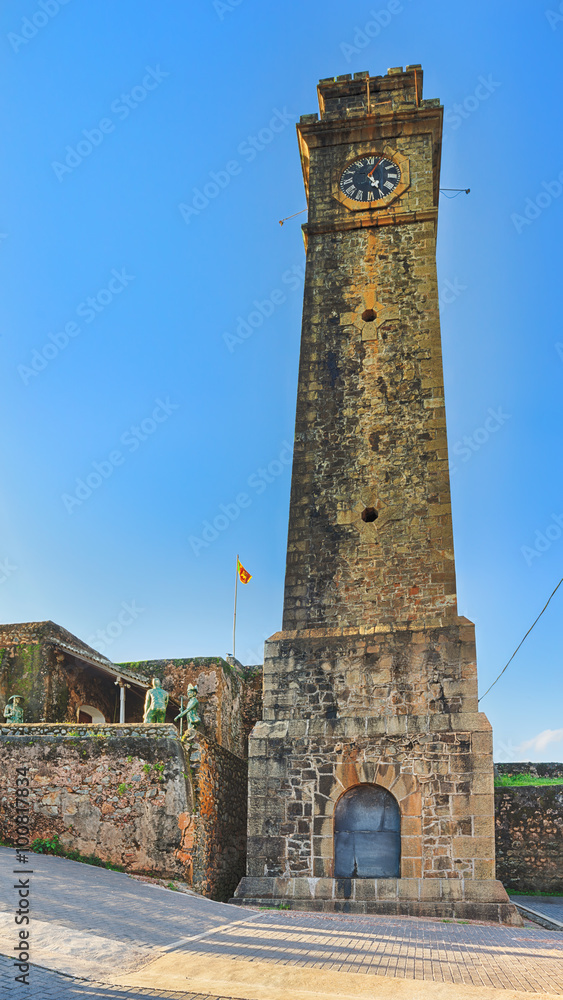 Anthonisz Memorial Clock Tower in Galle, Sri Lanka