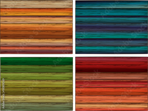 planches de bois