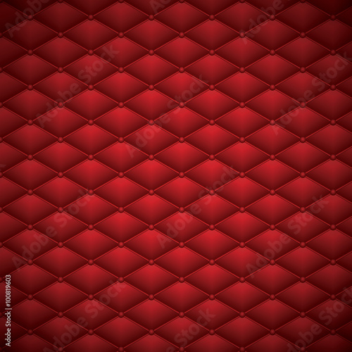 Button Red Leather abstract Luxury background vector illustration