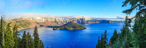 Crater Lake National Park in Oregon, USA photo