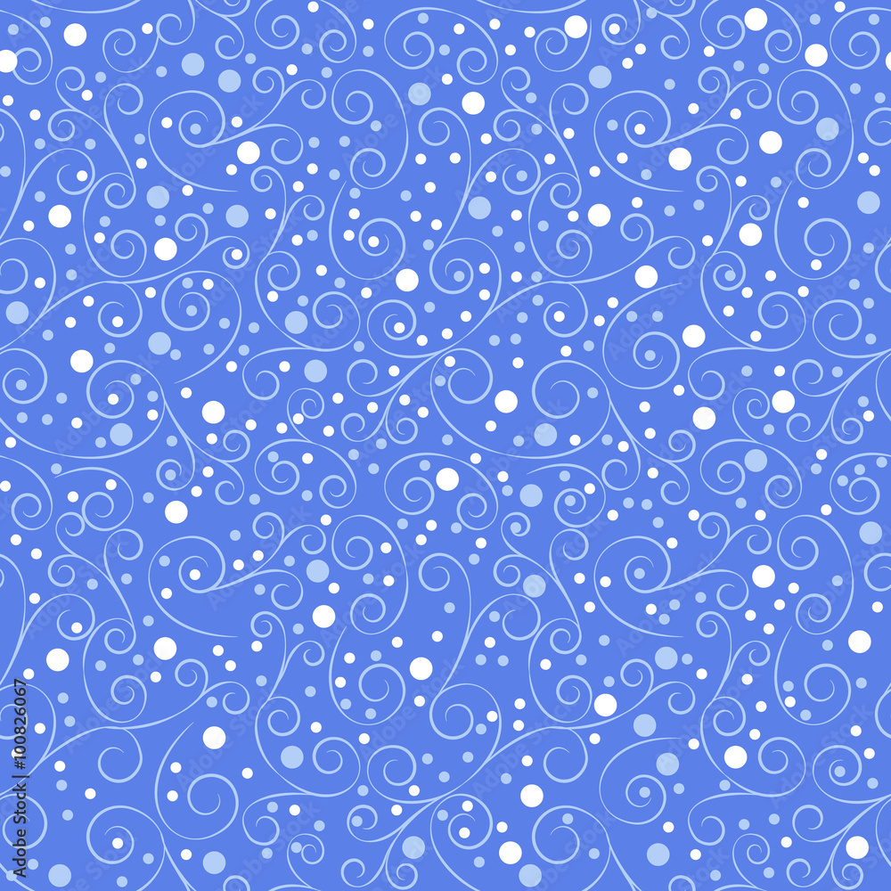 winter pattern blue