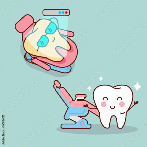 tooth with whitening tool