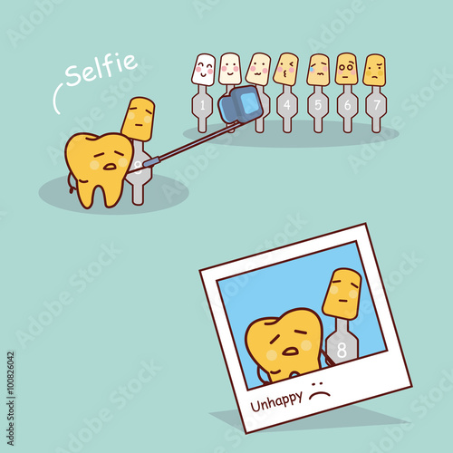 tooth and whitening tool selfie