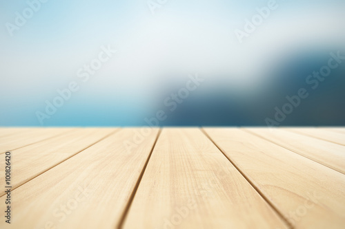 Abstract background with wooden planks outdoors