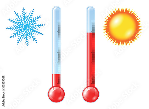 нot and cold thermometers