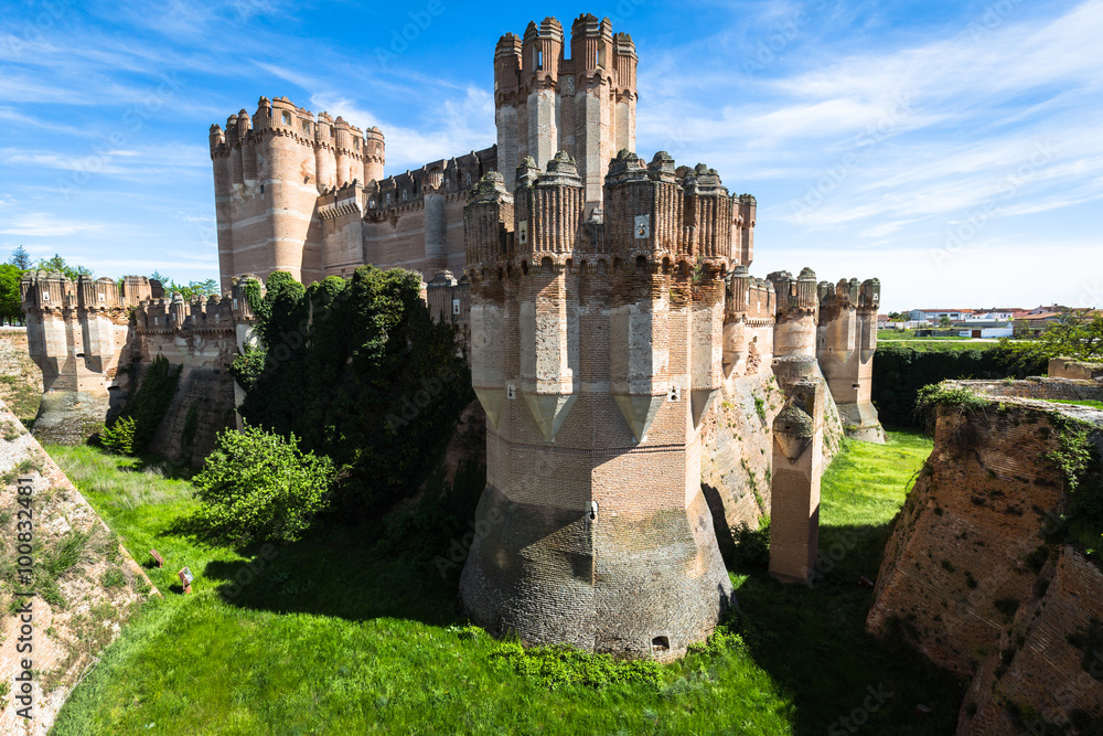 Coca Castle, Segovia (Castilla y Leon), Spain.