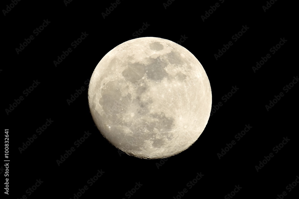 nightly sky with large moon nightly sky with large moon