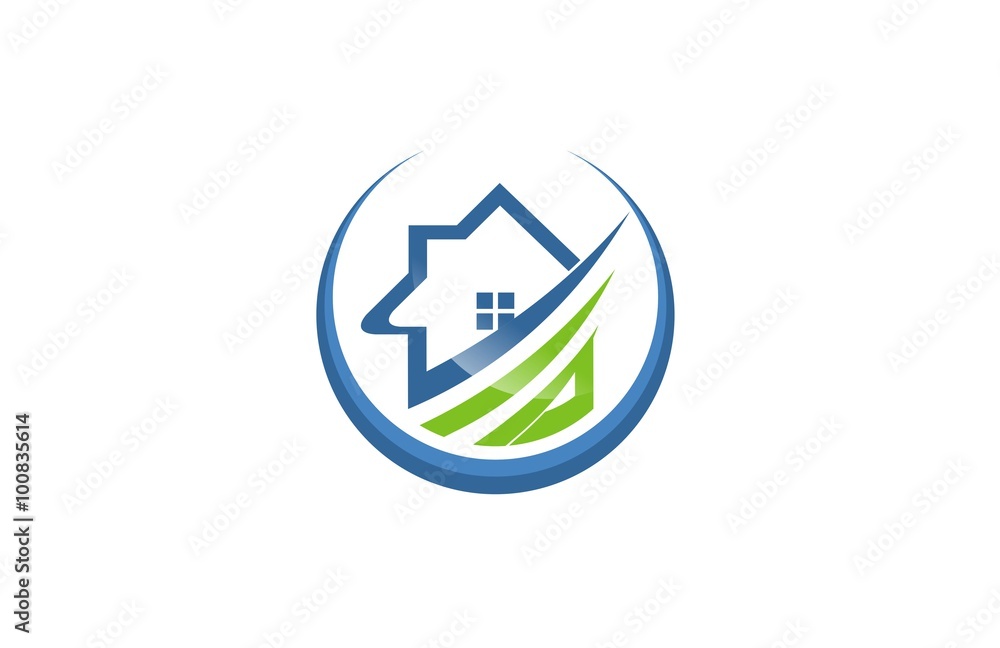 house financial real estate logo house financial real estate logo