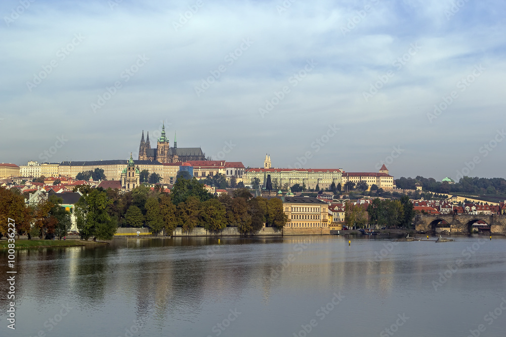 view of Prague castle