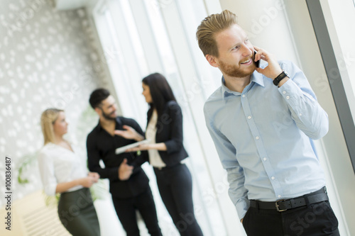 Young people in the office