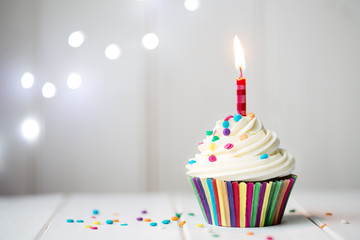 Birthday cupcake