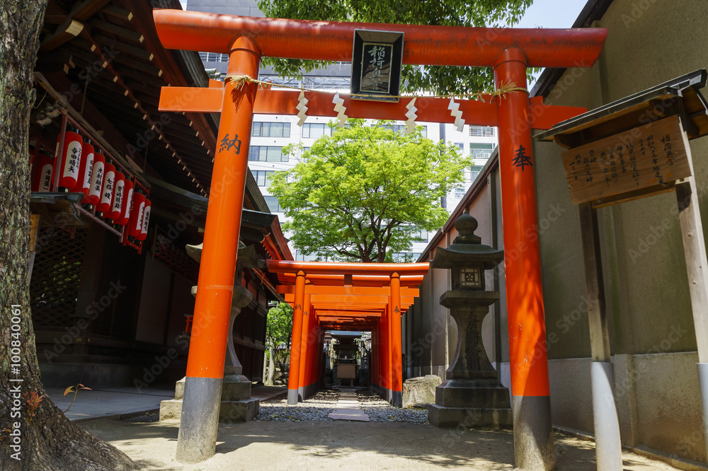 Beautiful traditional Japan temple