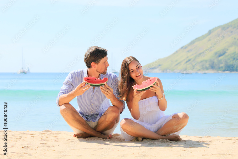 Couple at seaside