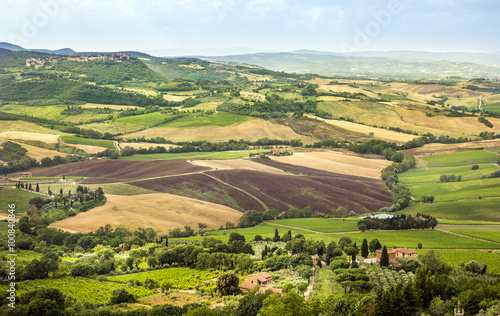 Val D Orcia valley in Tuscany