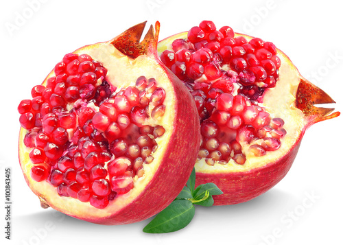 pomegranate isolated