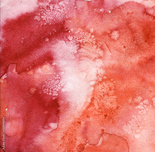 Wallpaper Mural watercolor red background Torontodigital.ca