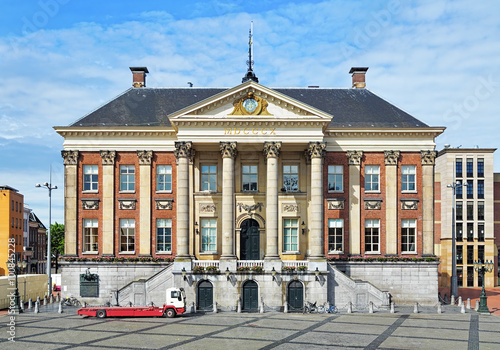 Groningen City Hall on the Grote Markt square, Netherlands