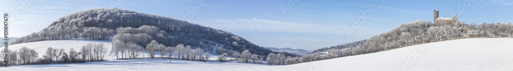 Burg Ludwigstein - Germany Winter Panorama Burg Ludwigstein - Germany Winter Panorama