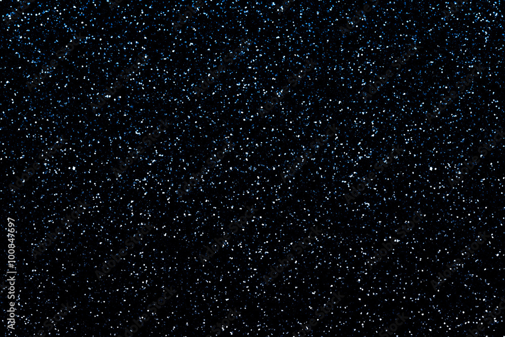 blue black white glitter stars texture abstract background