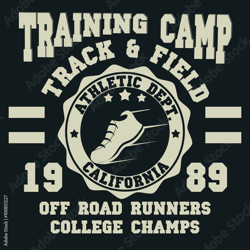 Sport Typography T-shirt design