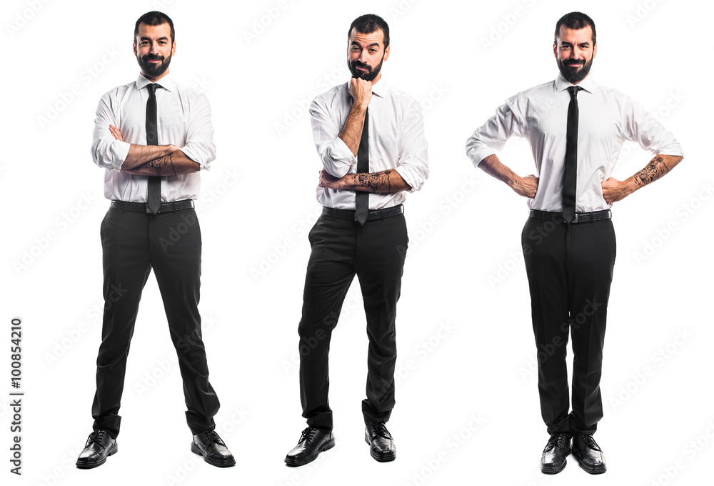 Obraz premium Businessman thinking