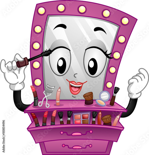 Vanity Mirror Mascot Applyi...