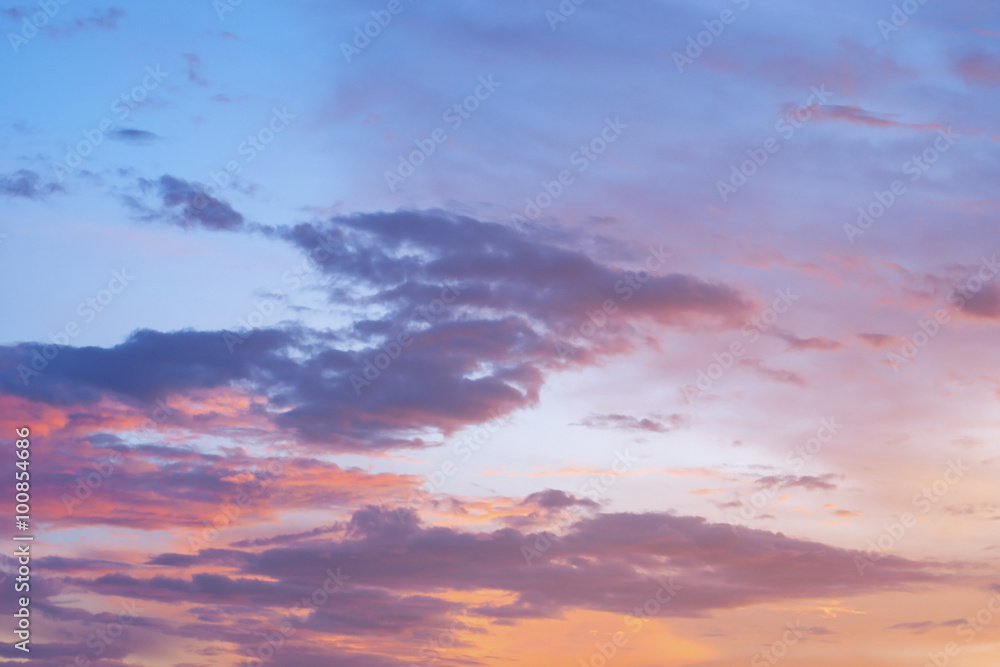 Obraz premium Nice sky and could ,Sunrise, Sunset