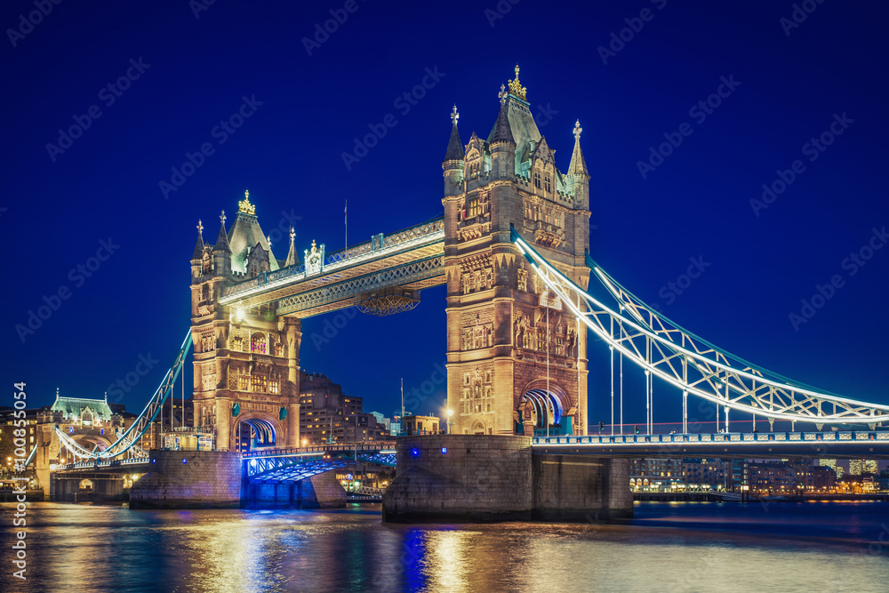 Obraz premium London & Blue Hour