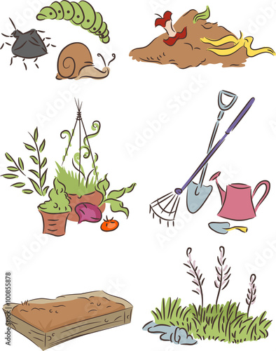 Gardening Elements Set