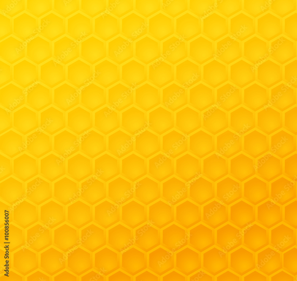 Seamless abstract honeycomb pattern