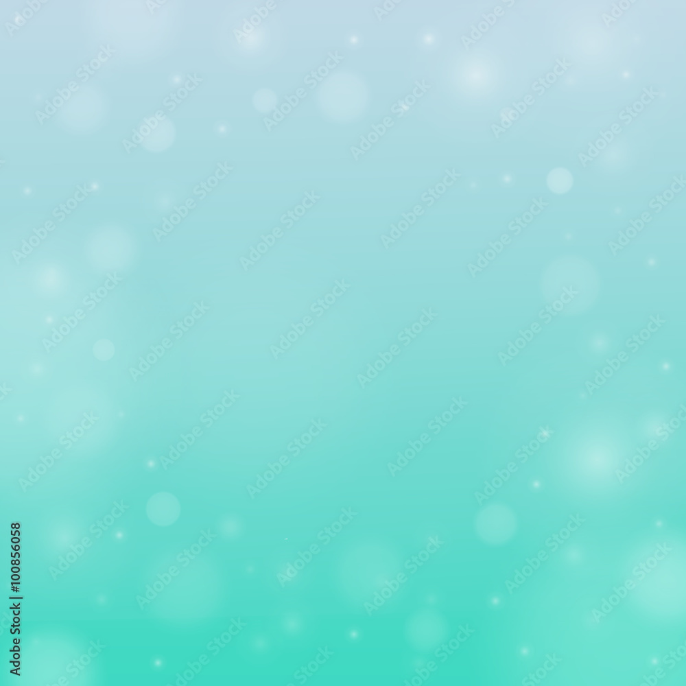 Blurred vector background with bokeh