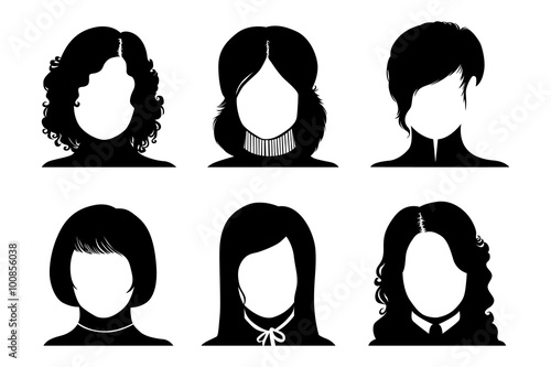 Woman avatar: Faceless