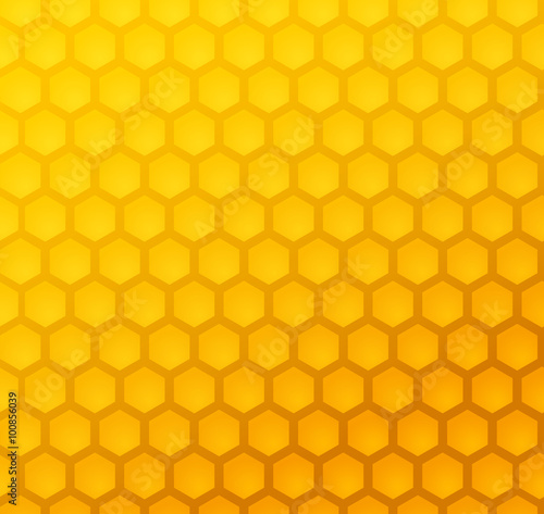 Seamless abstract honeycomb pattern