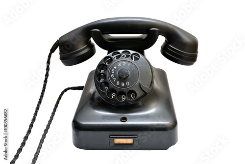 Retro Phone isolated