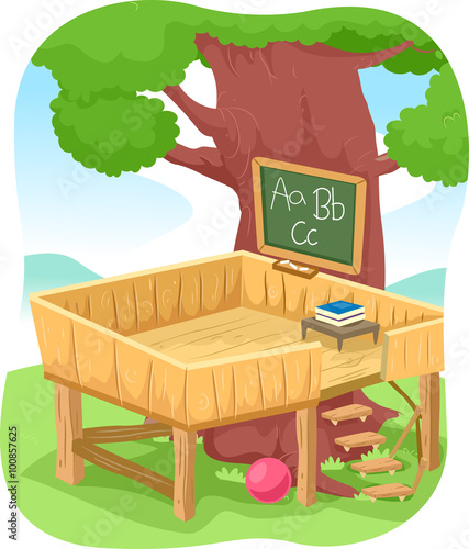 Alphabet ABC Tree House Classroom