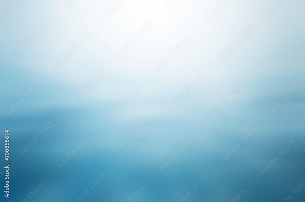 Clear blue water, seascape ripple abstract in blurred background - obrazy, fototapety, plakaty 