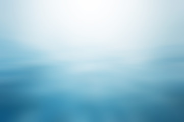 Clear blue water, seascape ripple abstract in blurred background