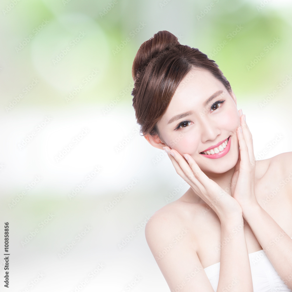 beautiful Skin care woman Face beautiful Skin care woman Face