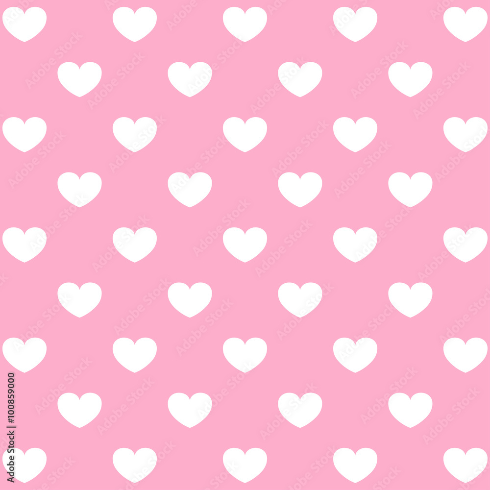 Seamless heart pattern love