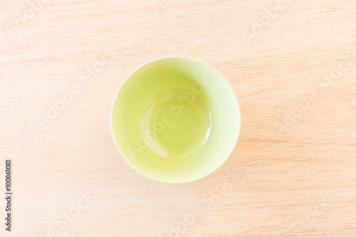 Empty Bowl on rustic wooden background