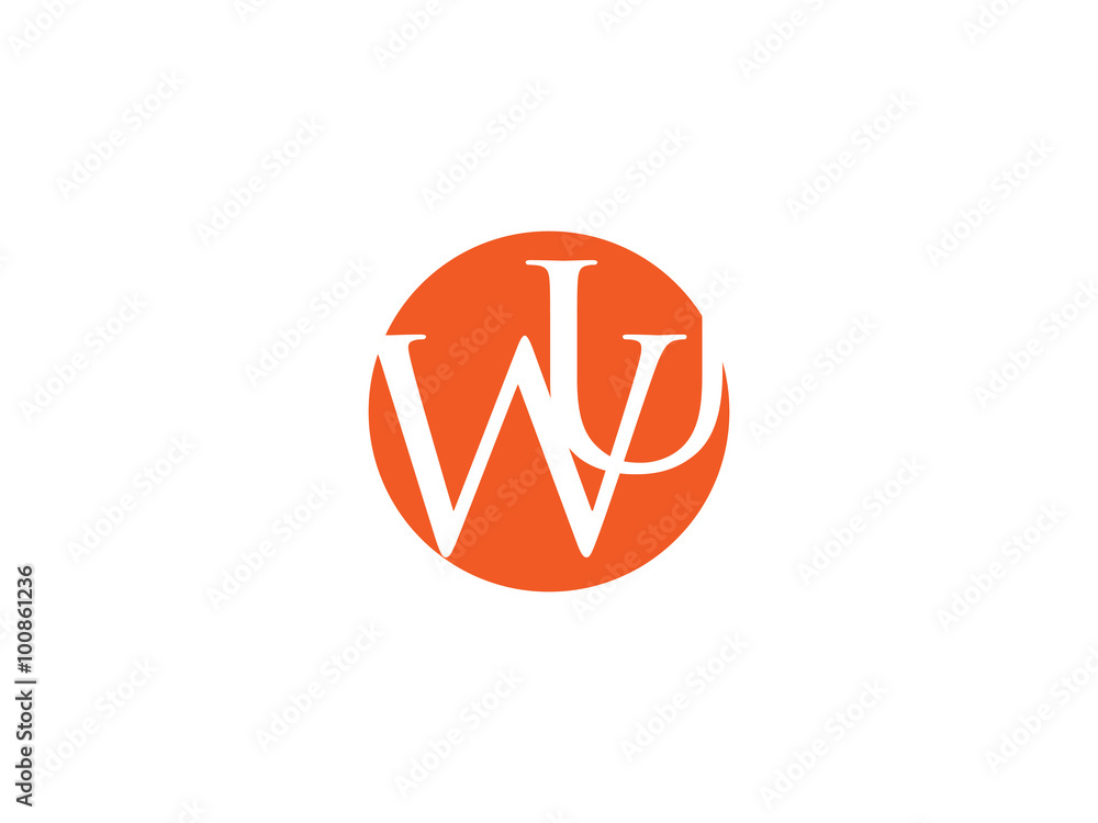 Double WU letter logo Double WU letter logo