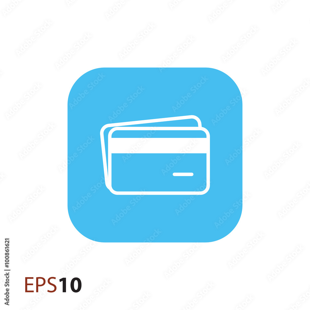 Credit card icon for web and mobile Credit card icon for web and mobile