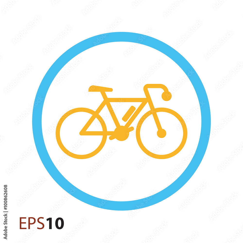 Bicycle icon for web and mobile Bicycle icon for web and mobile