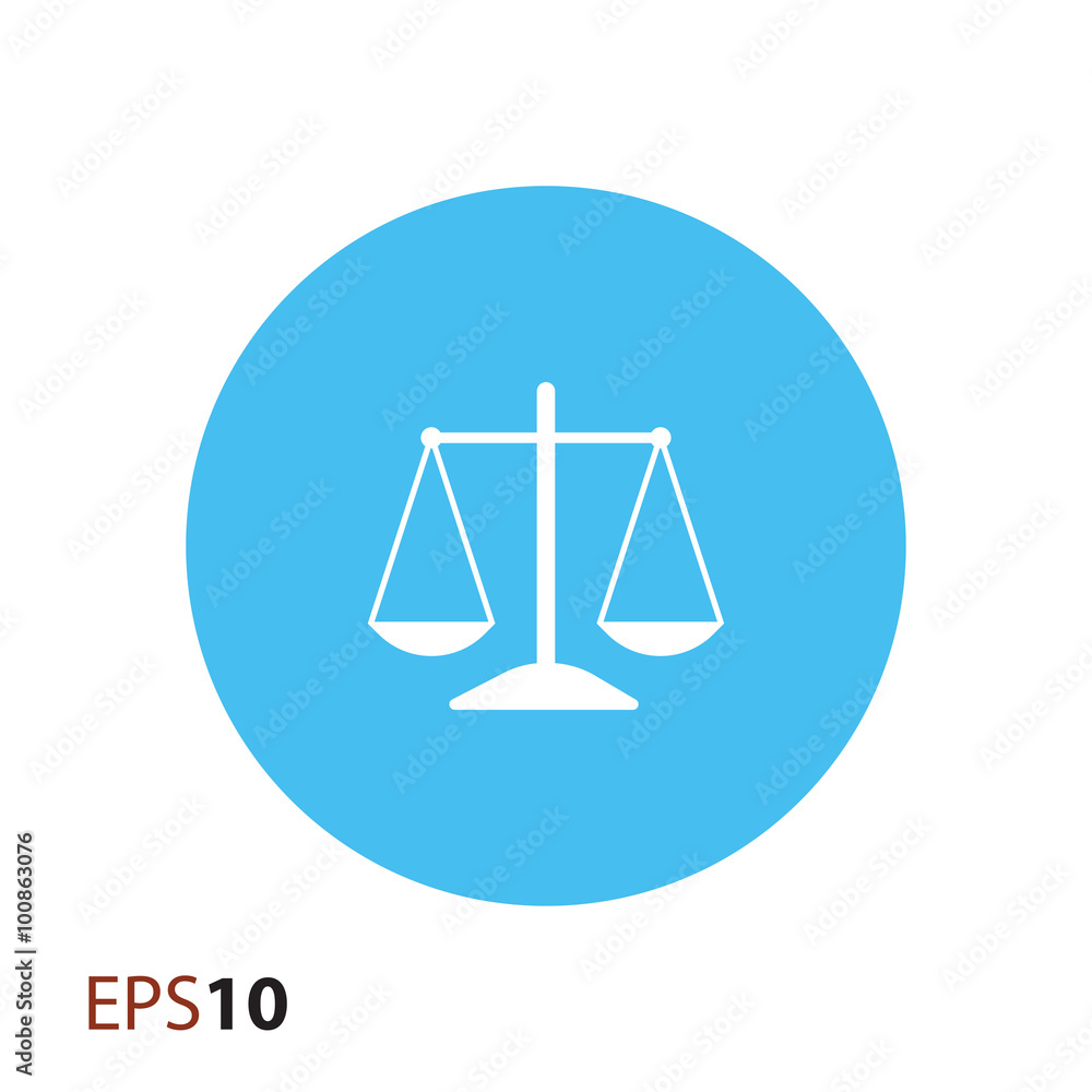 Old scales icon for web and mobile Old scales icon for web and mobile