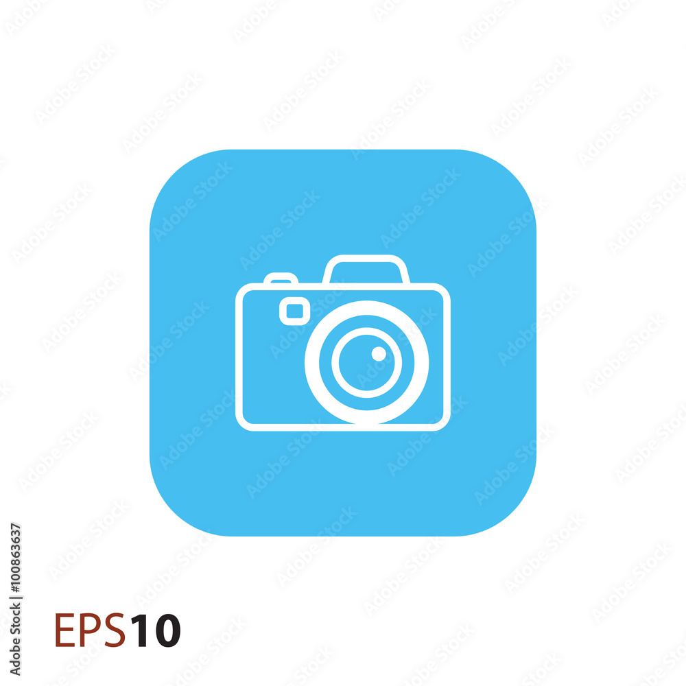 Digital camera icon for web and mobile Digital camera icon for web and mobile