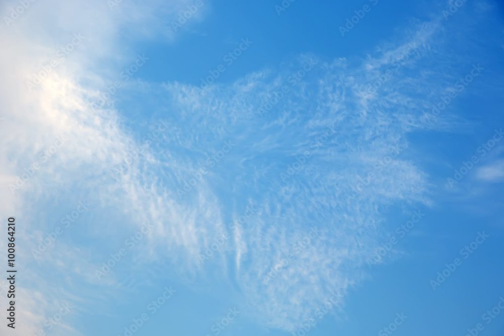 Fototapeta premium abstract background with bokeh defocused beautiful flame clouds in the sky 