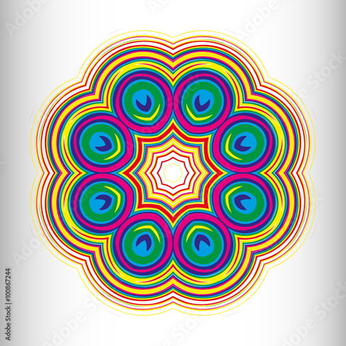 Beautiful circular pattern for your design