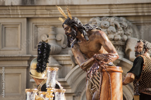 Procesión de la hermandad de las cigarreras, semana santa de Sevilla photo